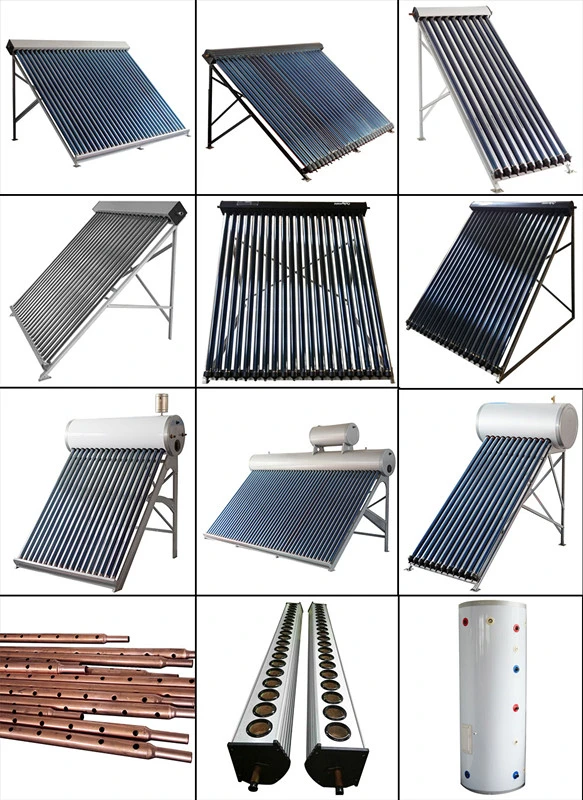 Non-Pressurized Solar Water Heater with Glass Tube
