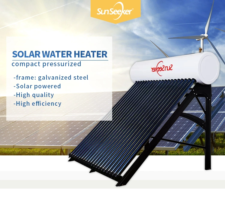 Integrated Pressurized Solar Water Heater Color Steel Water Tank