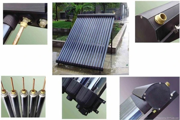 2016 Pressurized Metal Glass Vacuum Tube Heat Pipe Solar Collector