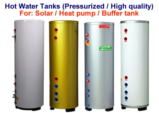 Pressurized Solar Hot Water Heating Solar Storage Tank