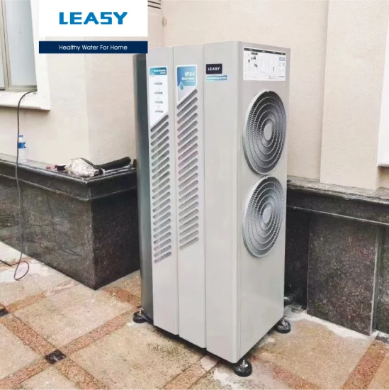 Leasy R134A All-in-One Heat Pump 75c High-Temp. Hot Water Heater with 350L/420L Built-in Enamel Water Storage Tank