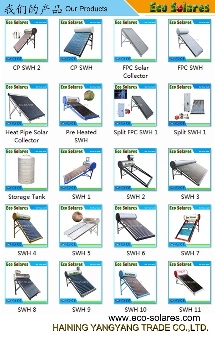 High Pressurized Vacuum Tube Solar Energy Water Heater Collector